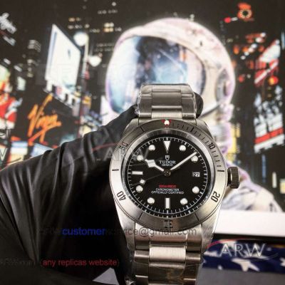 Perfect Replica Tudor Black Bay 41mm Watch - Black Dial Stainless Steel Case Oyster Band 